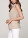 Блузка в горошок з преміальної віскози Conte Elegant LBL 1173, beige-multi, S, 42/170, Бежевый