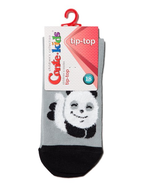 Шкарпетки дитячі Conte Kids TIP-TOP (бавовняні), серый, 14, 21, Сірий