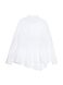 Белая хлопковая рубашка с ассиметричной баской Conte Elegant LBL 1040, white, XL, 48/170, Белый