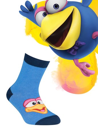 Шкарпетки дитячі Conte Kids СМЕШАРИКИ, темно-Голубой, 12, 18, Темно-голубой