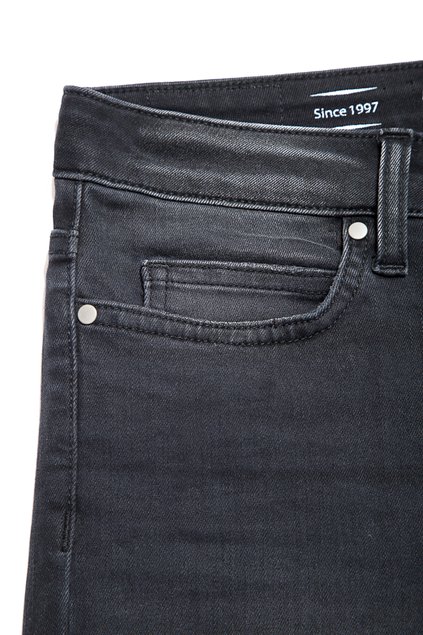 Моделюючі джинси з преміального деніму "Velvet Touch" Conte Elegant CON-97, Черный, L, 46/164, Черный