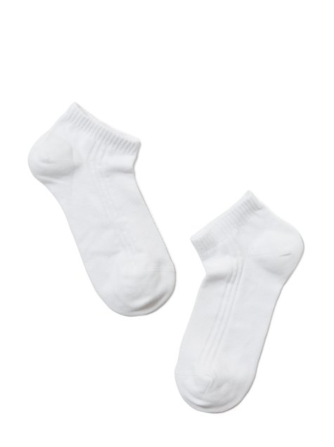 Шкарпетки жіночі бавовняні Conte Elegant CLASSIC (укорочені), Білий, 36-37, 36, Белый