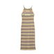 Обтягуюча сукня міді на тонких бретелях Conte Elegant LPL 922-1, yellow stripes, XS, 40/170, Комбинированный