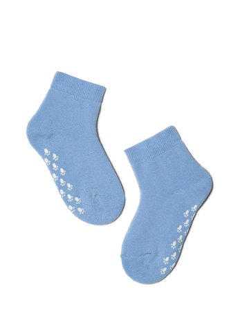 Шкарпетки дитячі Conte Kids SOF-TIKI (махрові, проти ковзання), Блакитний, 14, 21, Голубой