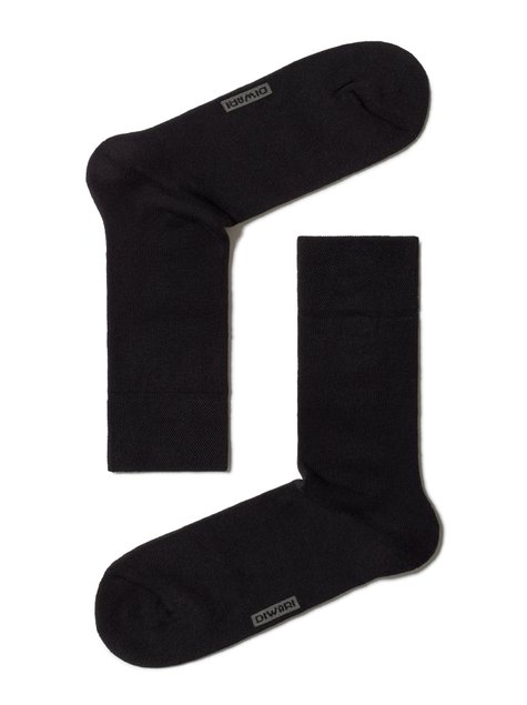 Шкарпетки чоловічі "DIWARI" CLASSIC (антибактеріальні), Черный, 40-41, 40, Черный