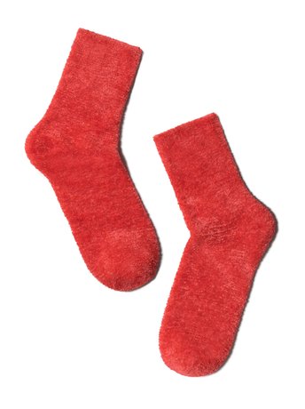 Шкарпетки жіночі поліамідні Chobot HOME LINE SOFT 52-97, коралл, 36-37, 36, Коралловый