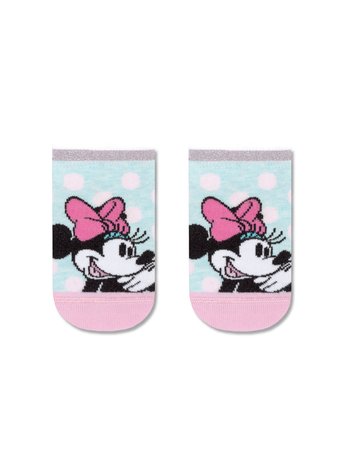 Шкарпетки дитячі Conte Kids ©Disney, бледно-бирюзовый, 12, 18, Светло-розовый