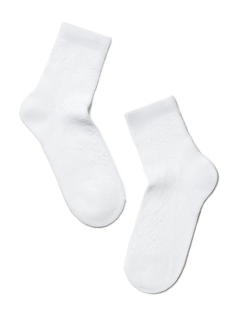 Шкарпетки дитячі Conte Kids MISS (ажурні), Білий, 16, 24, Белый