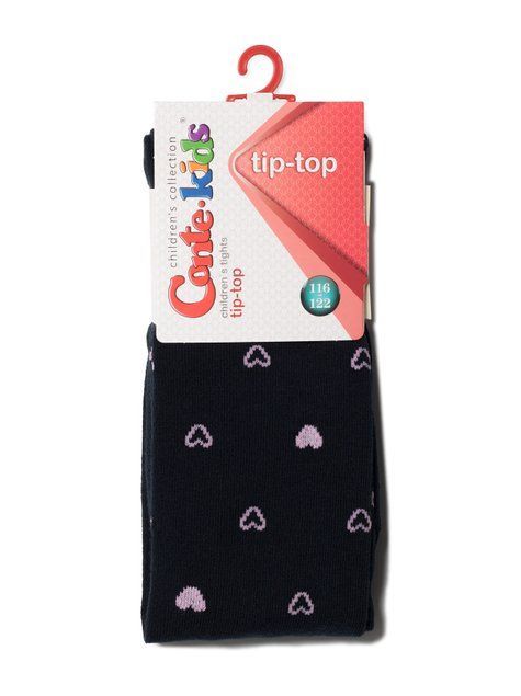 Колготки детские Conte Kids TIP-TOP, Темно-синий, 140-146, 140см, Темно-синий