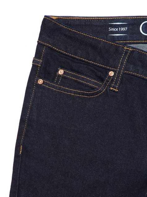 Ультракомфорні eco-friendly джинси skinny з середньою посадкою Conte Elegant CON-183, indigo, L, 46/164, Темно-синий