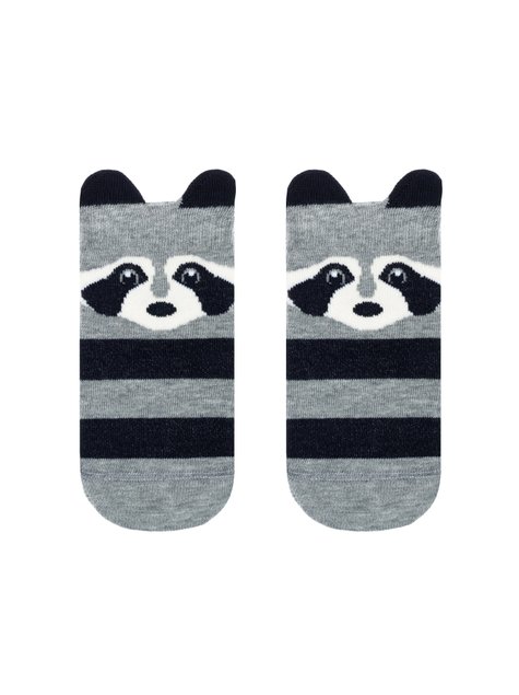 Шкарпетки дитячі Conte Kids TIP-TOP (мордочки), серый, 12, 18, Сірий