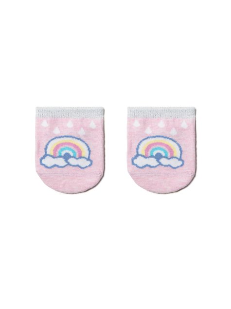 Шкарпетки дитячі Conte Kids ACTIVE (ультракороткі), Светло-розовый, 12, 18, Светло-розовый