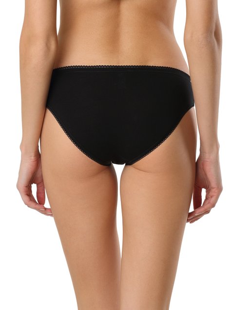 Трусы женские "бикини" Conte Elegant ULTRA SOFT LB 797, Nero, XS, 40, Черный