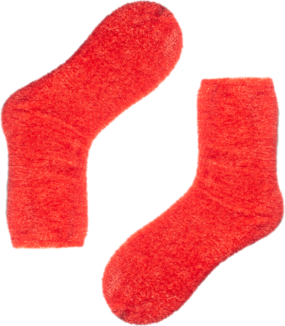 Шкарпетки жіночі поліамідні Chobot HOME LINE SOFT 52-97, коралл, 36-37, 36, Коралловый