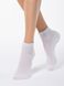Шкарпетки жіночі Conte Elegant AJOUR (короткі, люрекс), Білий, 36-37, 36, Белый