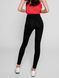 Хлопковые леггинсы с высокой посадкой Conte Elegant BASIC, black, XS, 40/164, Черный