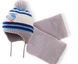 Комплект дитячий шапка та шарф ESLI, Светло-серый, 48-50, 48см, Светло-серый