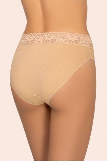 Трусы слипы женские KLEO 142 C COTTON, Бежевый, S, 36, Бежевый
