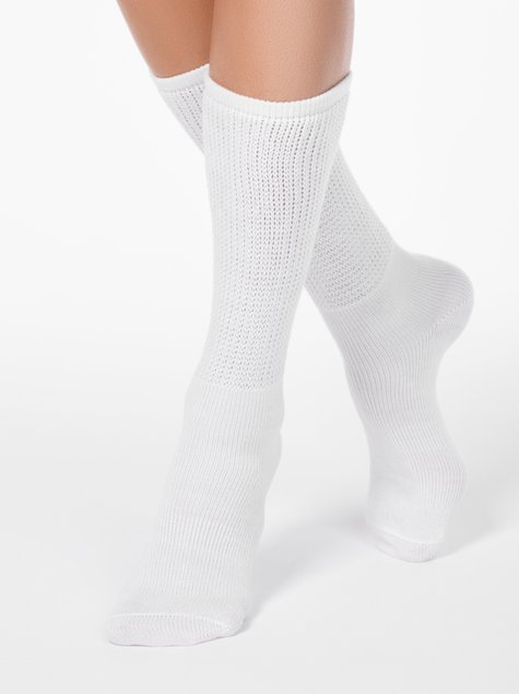 Шкарпетки жіночі комфортні Conte Elegant COMFORT, Білий, 36-37, 36, Белый