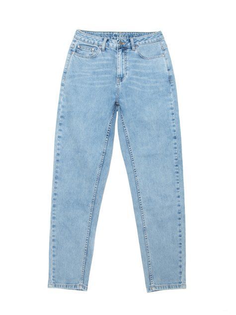 Ультракомфортні джинси особливого ​​варіння з високою посадкою Conte Elegant Mom Fit CON-188, acid washed blue, S, 42/164, Синий