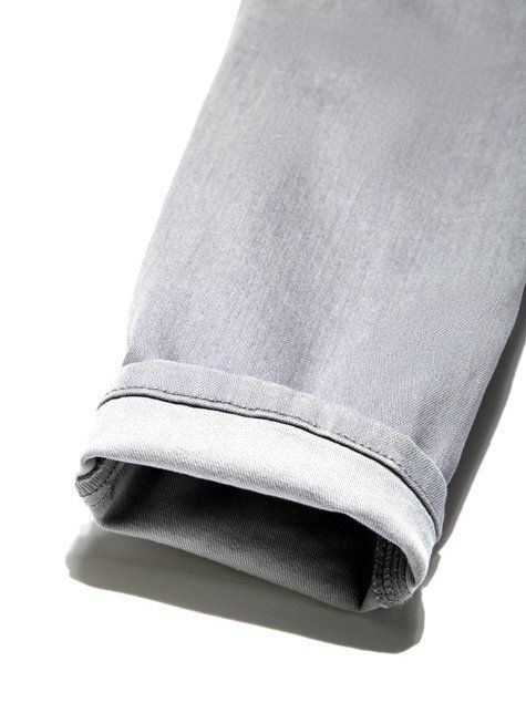 Моделирующие eco-friendly джинсы skinny "push-up" с высокой посадкой Conte Elegant CON-127, light grey, XS, 40/164, Светло-серый