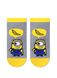 Шкарпетки дитячі "Брестські" 3095 MINIONS (укорочені), Серый МЕЛАНЖ, 21-22, 33, Сірий