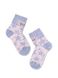 Шкарпетки дитячі Conte Kids TIP-TOP (бавовняні, з малюнками), бледно-фиолетовый, 16, 24, Светло-фиолетовый