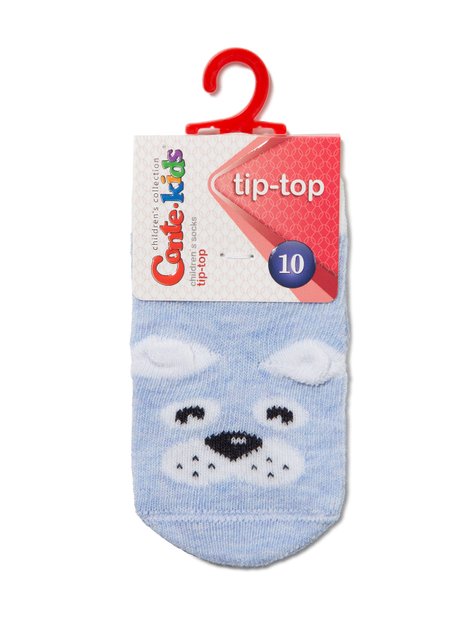 Носки детские Conte Kids TIP-TOP (хлопковые, с рисунками), Светло-голубой, 10, 16, Светло-голубой