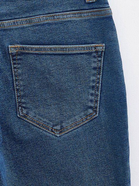 Джинсы slim с высокой посадкой Conte Elegant CON-368, authentic blue, XS, 40/164, Синий