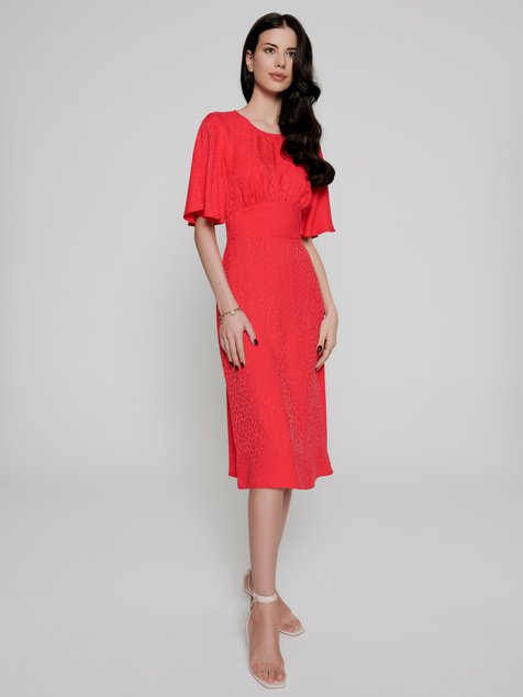 Сукня жіноча Conte Elegant LPL 1142, flaming red, M, 44/170, Красный
