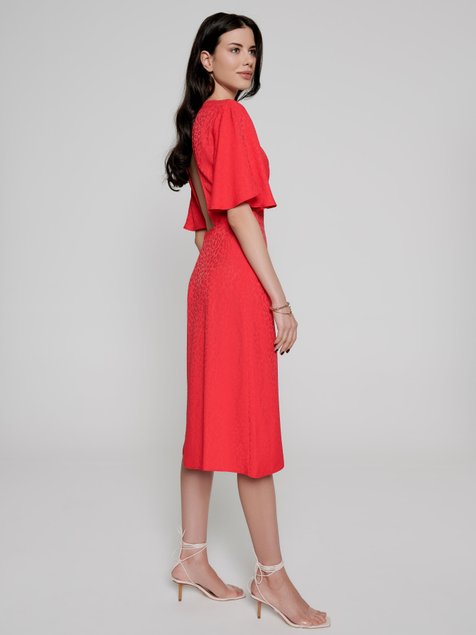 Платье женское Conte Elegant LPL 1142, flaming red, M, 44/170, Красный
