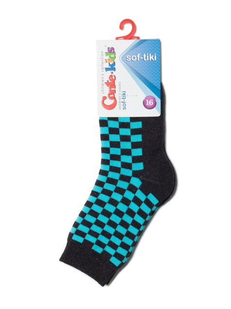 Шкарпетки дитячі Conte Kids SOF-TIKI (махрові), Бирюза, 16, 24, Бирюзовый