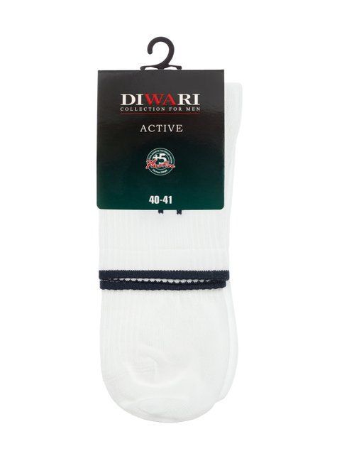 Шкарпетки чоловічі "DIWARI" ACTIVE, Білий, 44-45, 44, Белый