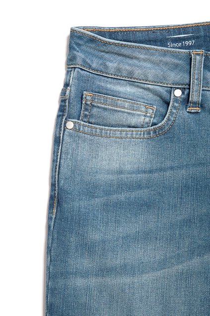 Eco-friendly джинсы с эффектом "мгновенная коррекция живота" Conte Elegant CON-105, синий, L, 46/164, Синий