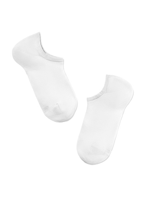 Шкарпетки жіночі Conte Elegant FANTASY (ультракороткі), Bianco, 36-39, 36, Білосніжний