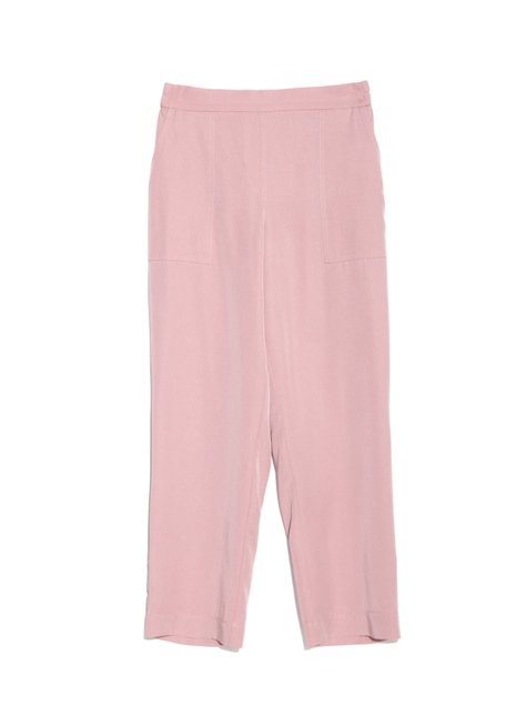 Укорочені брюки з ефектом "відчуття шовку" Conte Elegant BELLA VISTA, dusty rose, XL, 48/164, Розовый