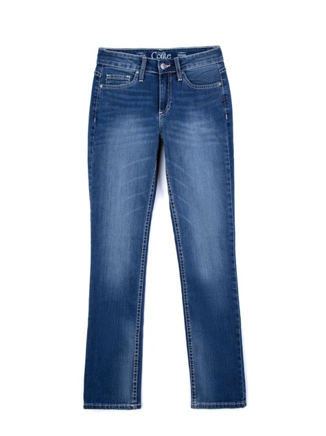 Классические прямые джинсы со средней посадкой Conte Elegant 2091/49123, синий, L, 46/170, Синий