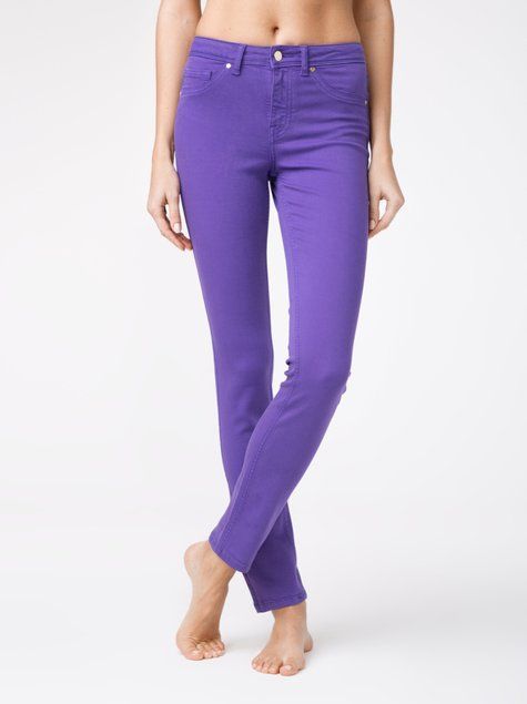 Моделюючі джинси Conte Elegant Soft Touch CON-38V, royal violet, XS, 40/170, Фиолетовый