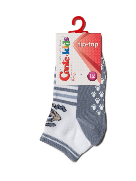 Носки детские Conte Kids TIP-TOP (антискользящие), серый, 12, 18, Серый