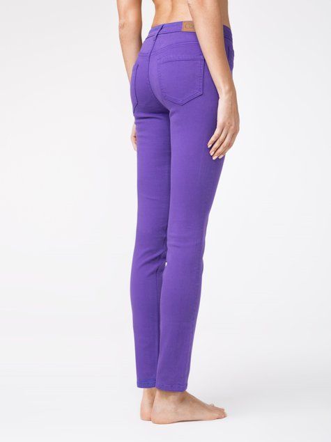 Моделюючі джинси Conte Elegant Soft Touch CON-38V, royal violet, XS, 40/170, Фиолетовый