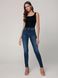 Еco-friendly джинсы skinny с высокой посадкой Conte Elegant CON-351, mid blue, XS, 40/164, Синий