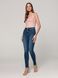Еco-friendly джинсы skinny с высокой посадкой Conte Elegant CON-351, mid blue, XS, 40/164, Синий