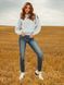 Джинсы Eco-friendly с высокой посадкой Conte Elegant Vintage Relaxed Mom CON-167, bleach stone, XS, 40/164, Темно-серый