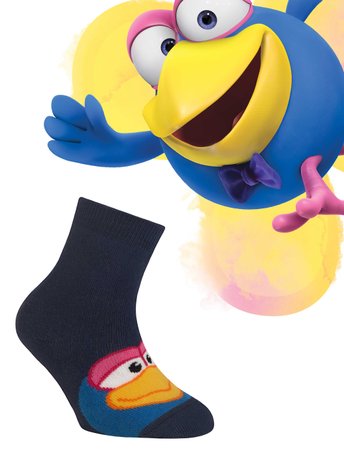 Шкарпетки дитячі Conte Kids СМЕШАРИКИ (махрові), Темно-синій, 12, 18, Темно-синий