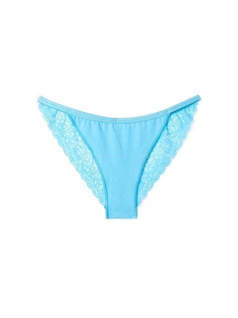 Трусы женские "танга" Conte Elegant TROPICAL LTA 784, azure, XS, 40, Голубой
