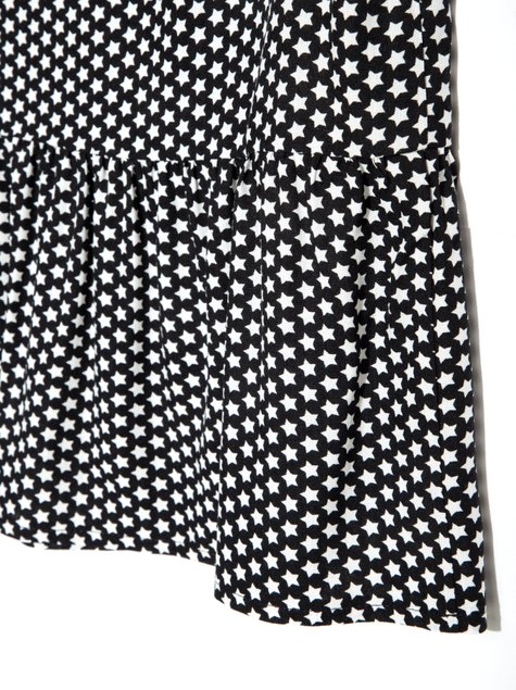 Блузка со звездным принтом Conte Elegant LBL 883, black mini star, XS, 40/170, Черный