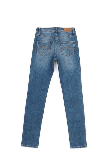 Eco-friendly джинсы с эффектом "мгновенная коррекция живота" Conte Elegant CON-105, синий, XXL, 50/164, Синий