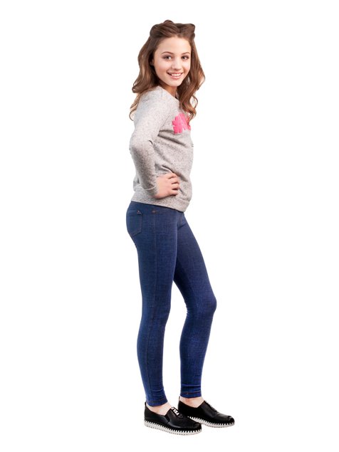 Джеггінси для дівчаток Conte Elegant NOEMI, jeans, 134-140, 134см, Синий