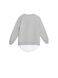 Бавовняна туніка з імітацією сорочки Conte Elegant DTH 1077, moon grey-white, 122-128, 122см, Комбинированный