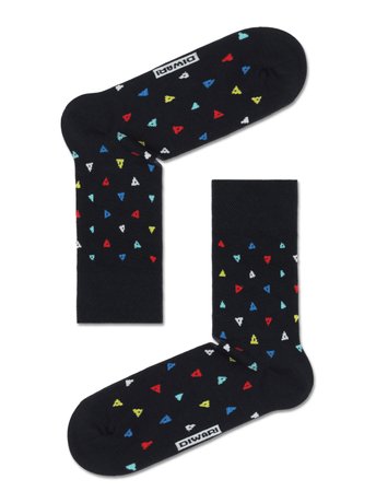 Шкарпетки чоловічі DiWaRi HAPPY (з малюнком), Темно-синій, 40-41, 40, Темно-синий